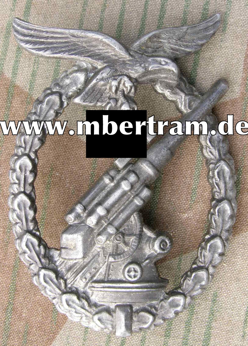 Flakkampfabzeichen der Luftwaffe, Feinzink ohne Hersteller