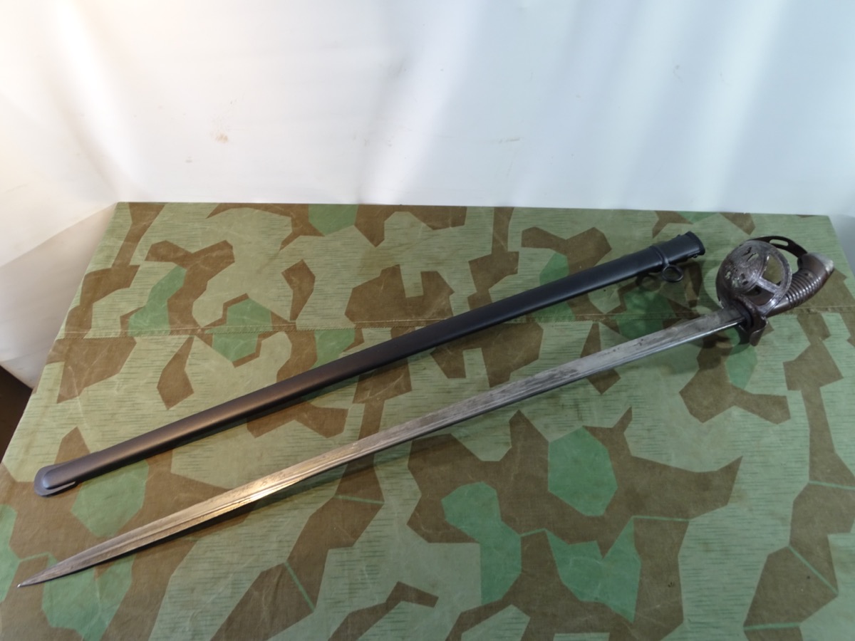 Badischer Kavallerie Degen KD 89, Kammerstück, 22. Bad.Dragoner Rgt. No.22, Nummerngleich, A.Coppel SG. Badischer Kavallerie Degen KD 89, Kammerstück, 22. Bad.Dragoner Rgt. No.22, Nummerngleich, A.Coppel SG.