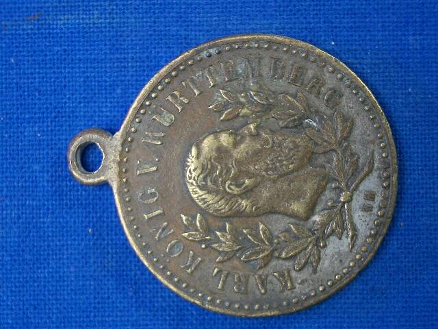 Medaille Karl König v. Württemberg
