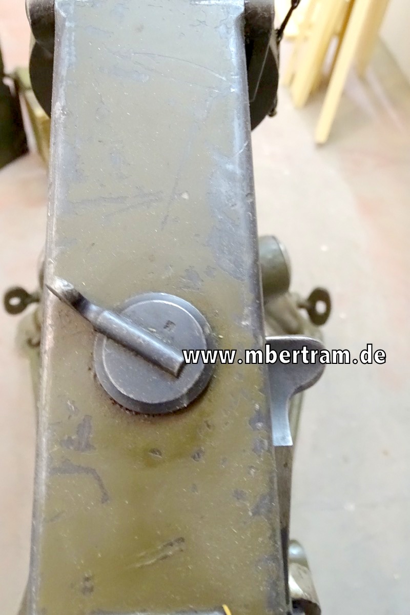 13015-36 Deko MG Schwarzlose 07/12, 1. Weltkrieg mit Lader und 2 Gurtkästen, Selten !