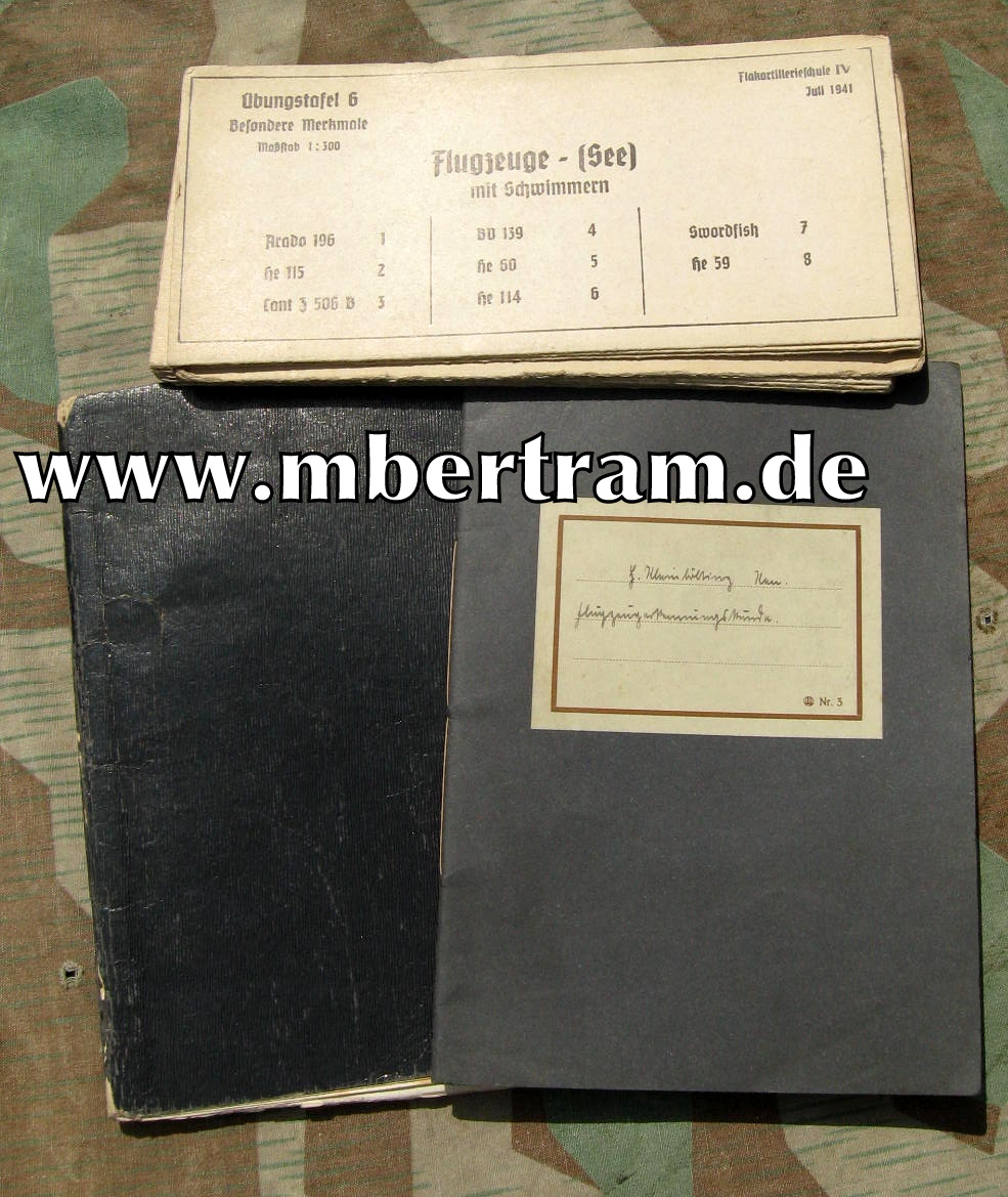 Flugzeugerkennunstafel 4 u.6, Flakartillerieschule IV, 1941