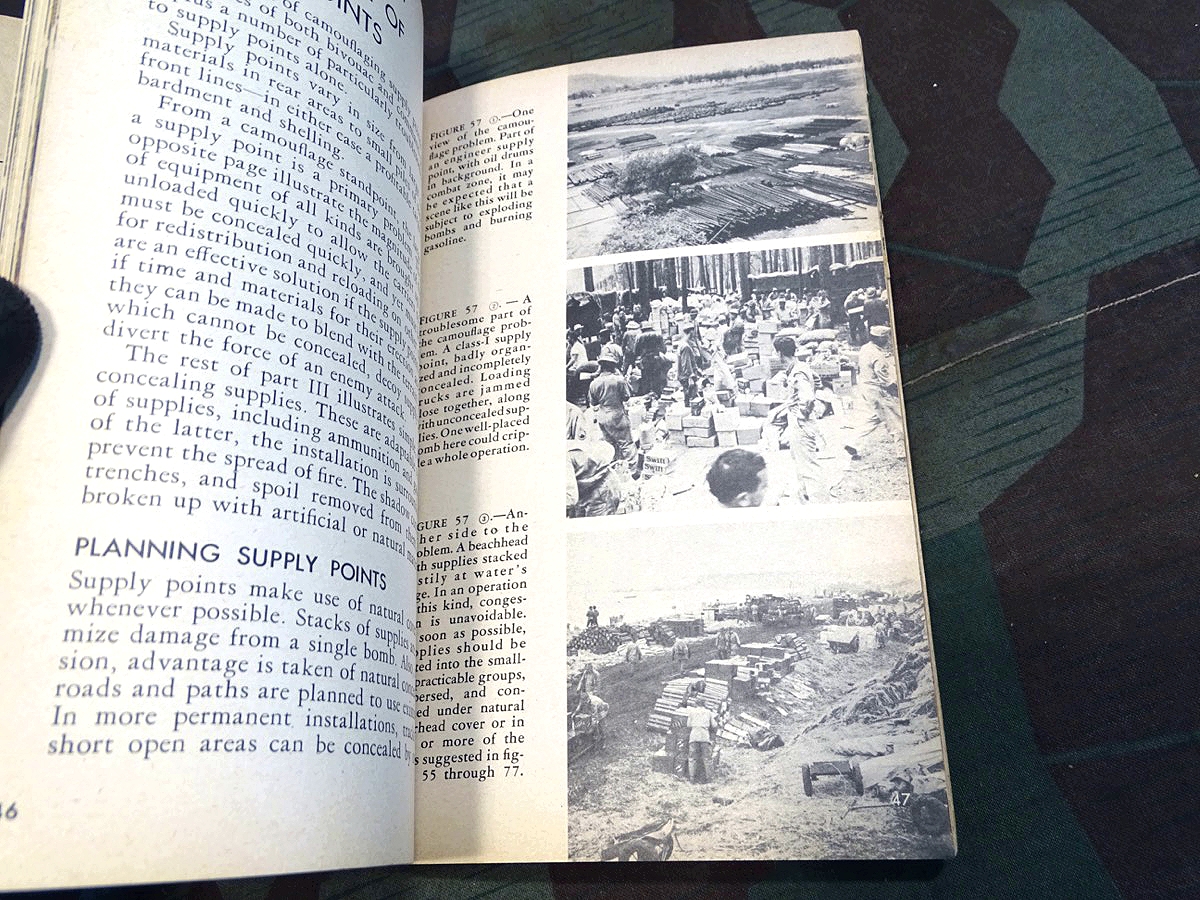 FM 5-20 C , Carmouflage of Bivouacs, Command Posts, Supply Points and medical instalations 1944
