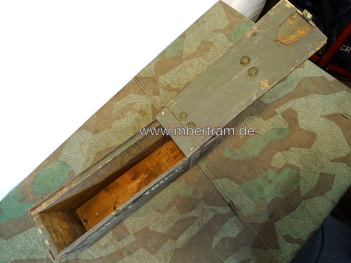 Gurtkasten zum deutschen MG 08 des ersten Weltkriegs , Originallack-