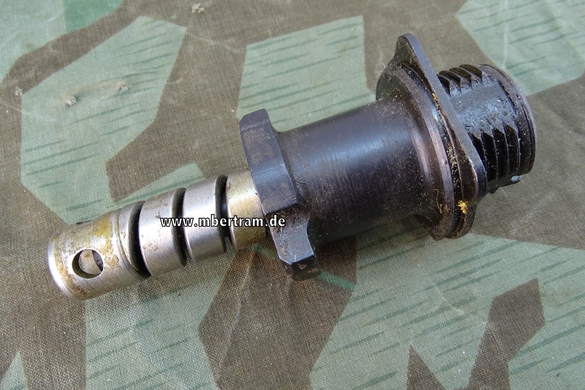 Original WEHRMACHT MG 42 Pufferstück / Bodenstück für Kolben. Mit WaA