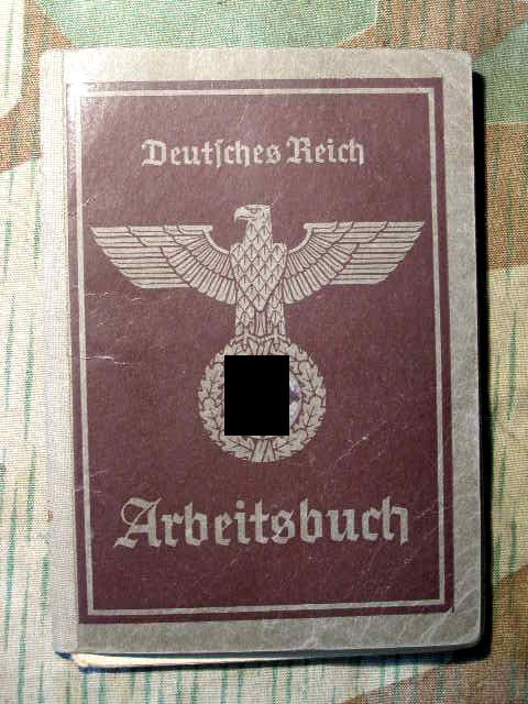 Arbeitsbuch Deutsches Reich, Kriegsausführung nach 1939