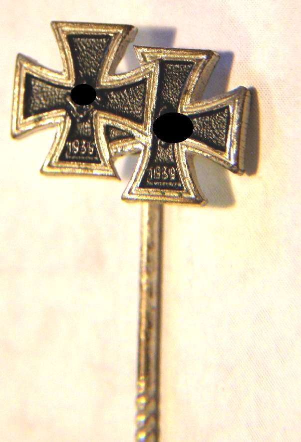 2er MINIATURENSPANGE, EK 1. und 2. Klasse 1939, 9MM