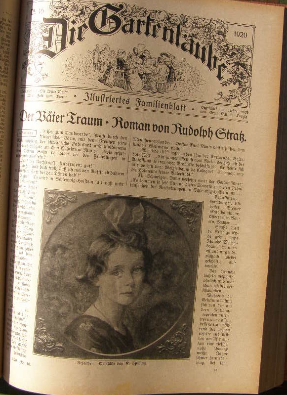 DIE GARTENLAUBE, Illustriertes Familienblatt, 1920, Nr. 1-17