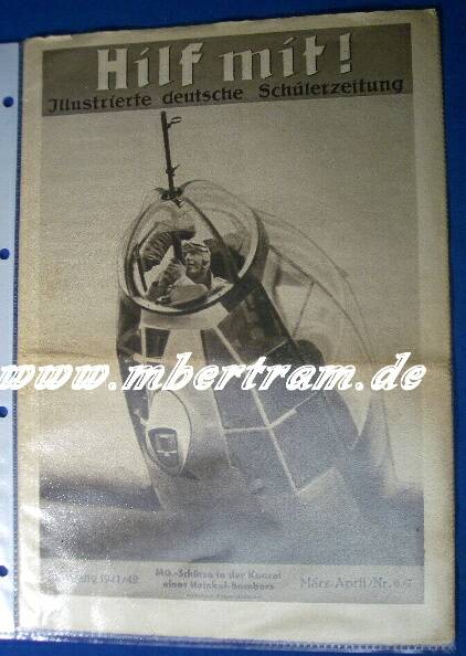 "Hilf Mit" Illustrierte deutsche Schülerzeitung 1941/42