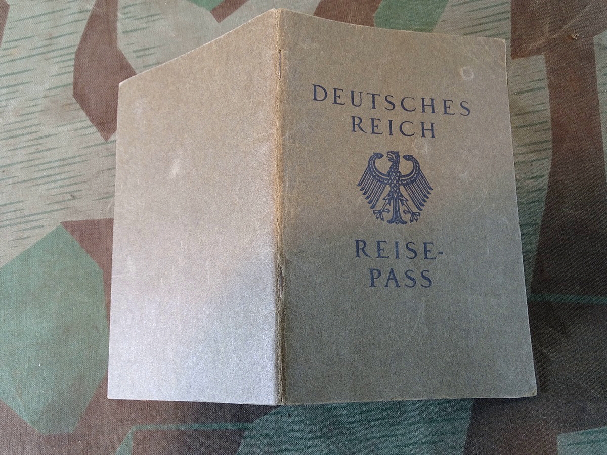 Reisepass 3. Reich / Deutsches Reich 1936-41, E.Steinhoff, Fabrikant, 