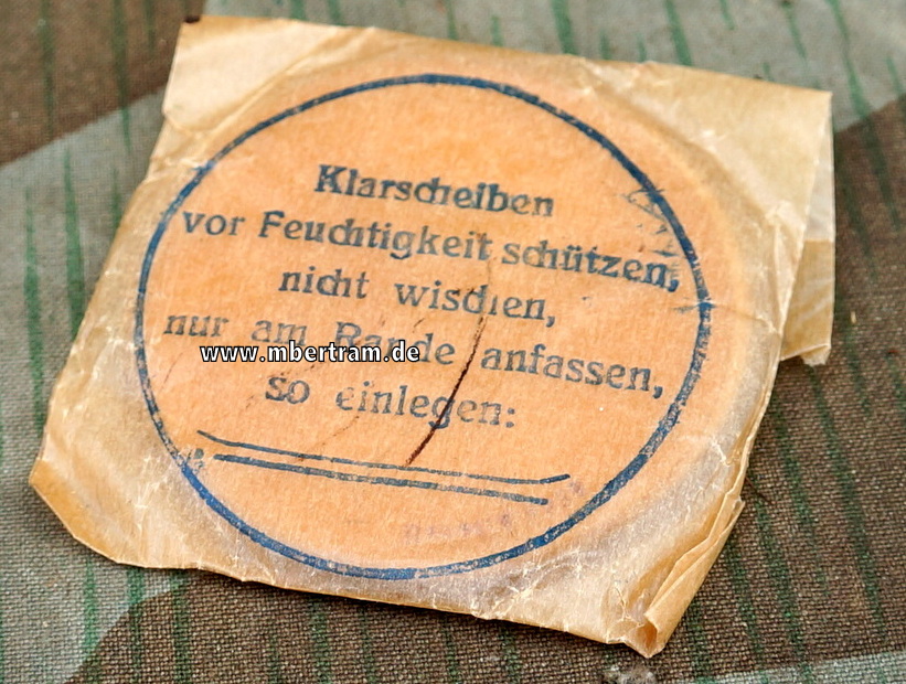 Erster Weltkrieg Gasmasken Ersatz-Klarscheiben