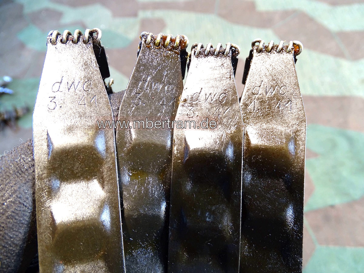 Frühes Einführstück für MG 34 Gurt, dwc, Boehme & Co Werk Minden
