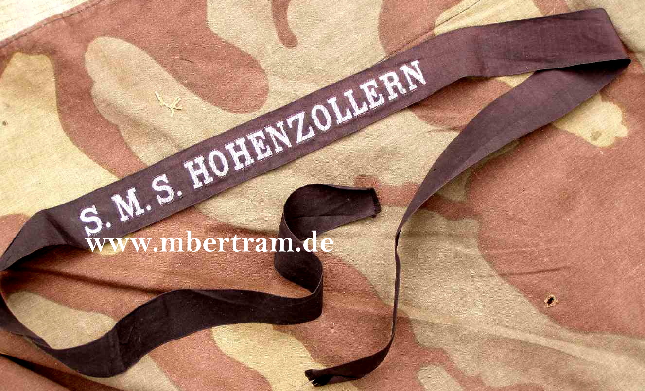 Kaiserliche Marine Mützenband, Kaiserjacht " Hohenzollern"