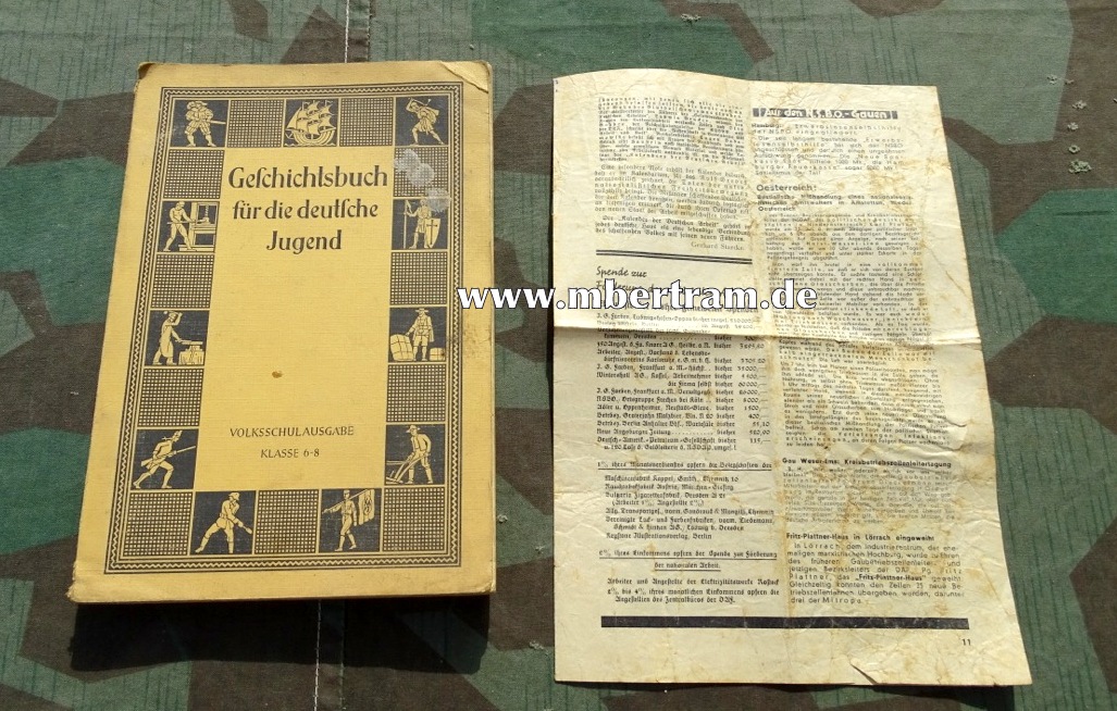 Kumsteller: "Geschichtsbuch für die deutsche Jugend" 1943
