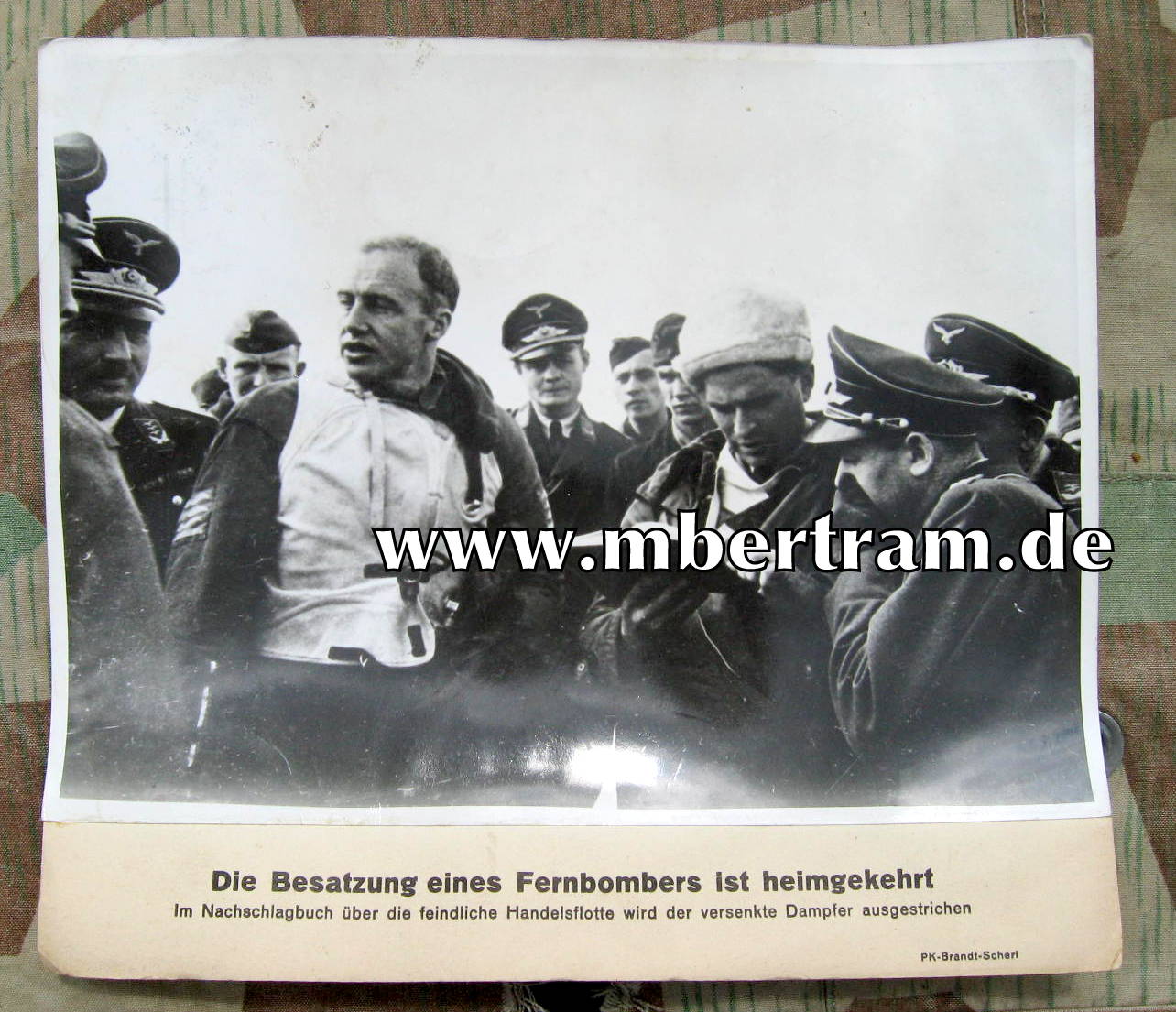 Heimkehr Fernbomber nach Versenkung feindl. Dampfer