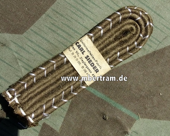 Paar Schulterklappen Wachtmeister  Gendarmerie 1936-42