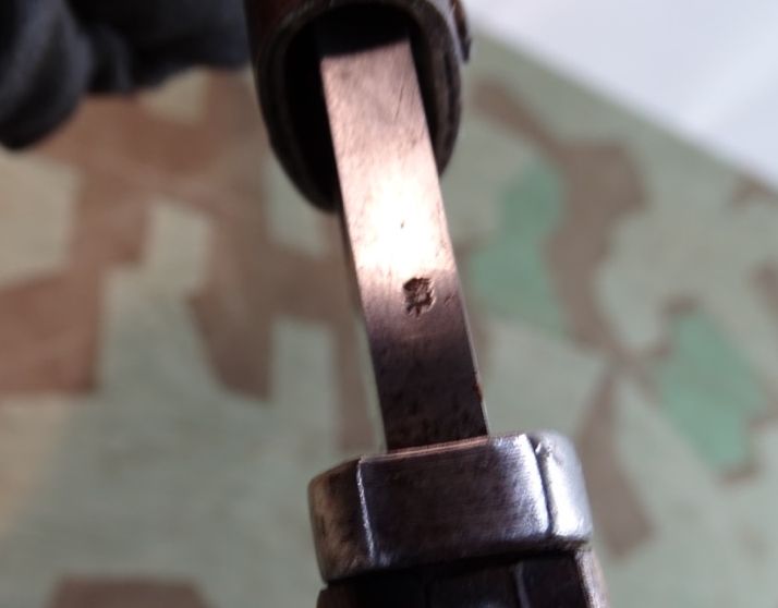 Seitengewehr M 1914, deutsches Kaiserreich mit Blechprägescheide, Bayard Seitengewehr M 1914, deutsches Kaiserreich mit Blechprägescheide, Bayard