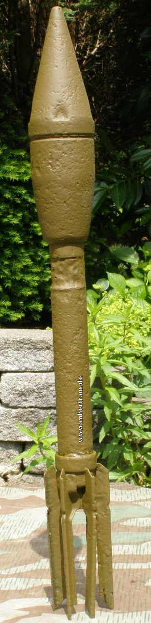 Deko US Bazooka Rakete, 2,36 inch Rocket M6 A 2, 2. WK