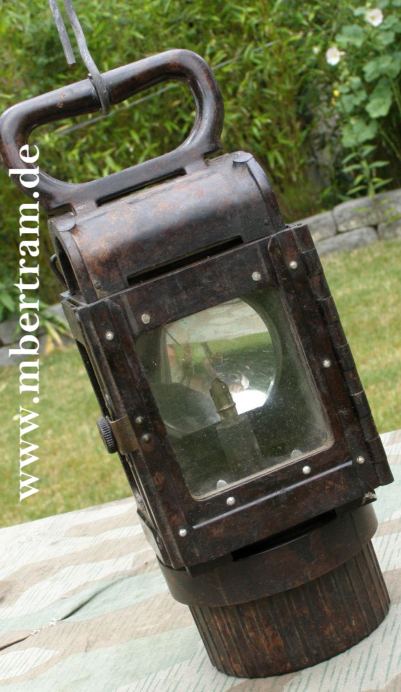 Wehrmachts Handlampe, Bakelit. Höhe 28cm. Waa Adler
