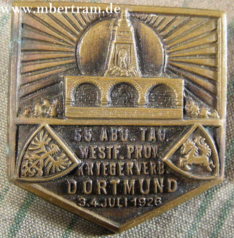 55. Abg. Tag Westf. Provinz Kriegerverb.Dortmund, 1926