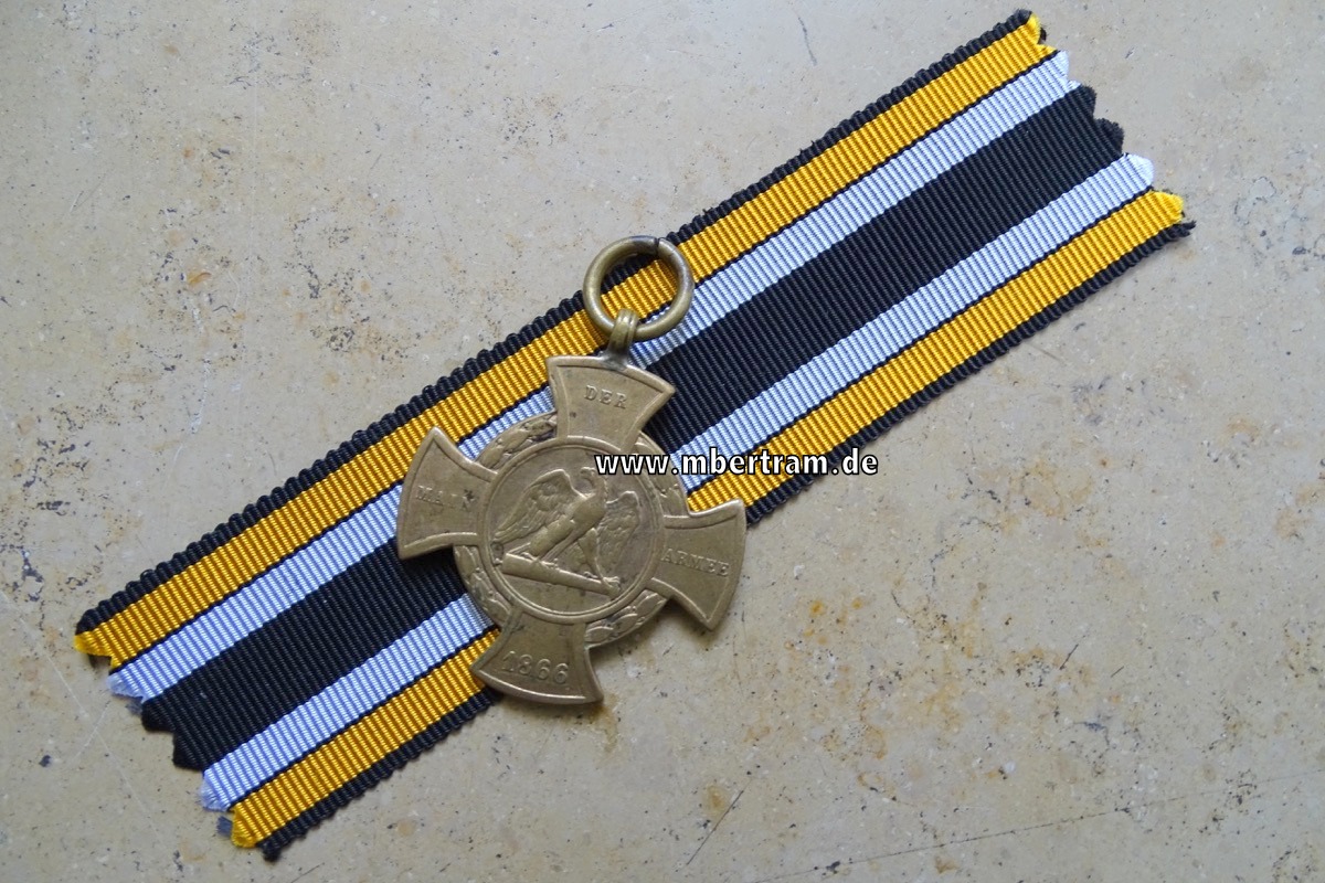 Erinnerungskreuz "Main Armee" 1866