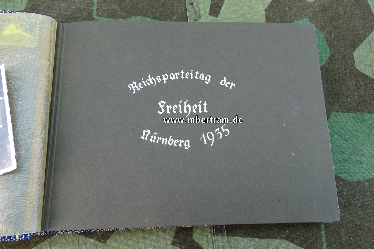 Fotoalbum vom " Reichsparteitag der Freiheit " 1935 von einem SA Mann, Sturm 12/53