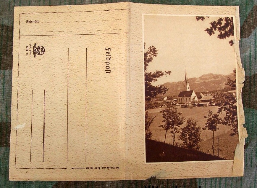 7 Stück Wehrmacht Feldpostkarte mit Landschaftsmotiven