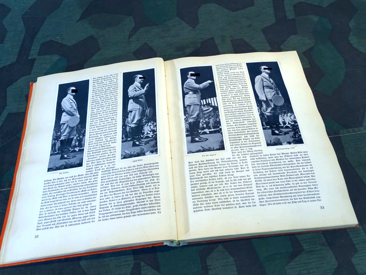 SAMMELBILDER ALBUM ADOLF HITLER,1936, mittlerer Zustand SAMMELBILDER ALBUM ADOLF HITLER,1936, mittlerer Zustand