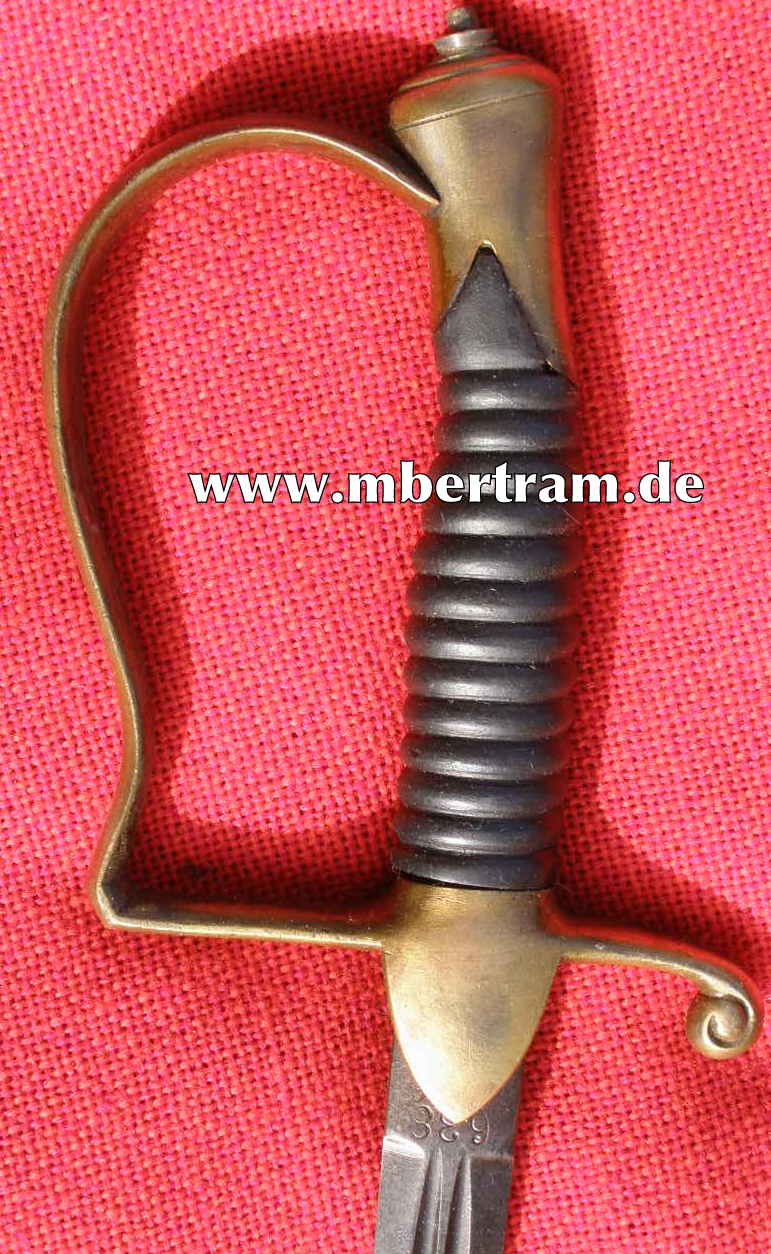 Degen um 1890, ( Französisch ?) o. Scheide