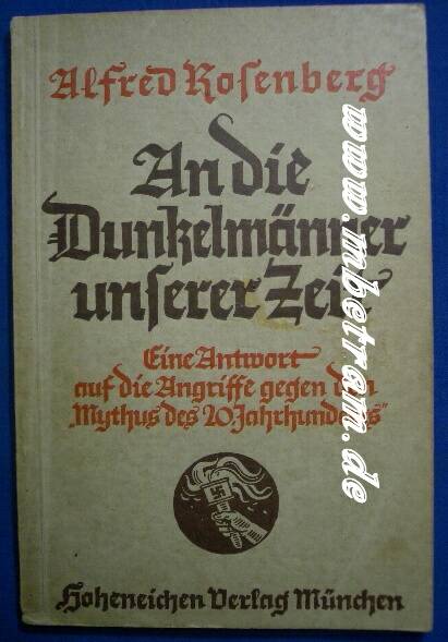 Alfred Rosenberg: An die Dunkelmänner unserer Zeit, 1935