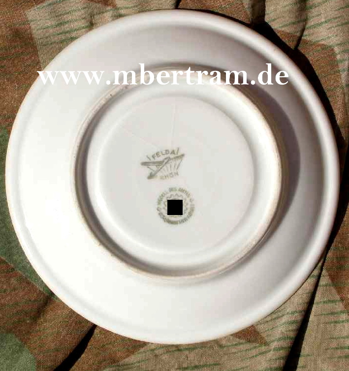 DAF Tassen Unterteller 15cm, Felda Rhön, Zahnrad/HK/ MdA