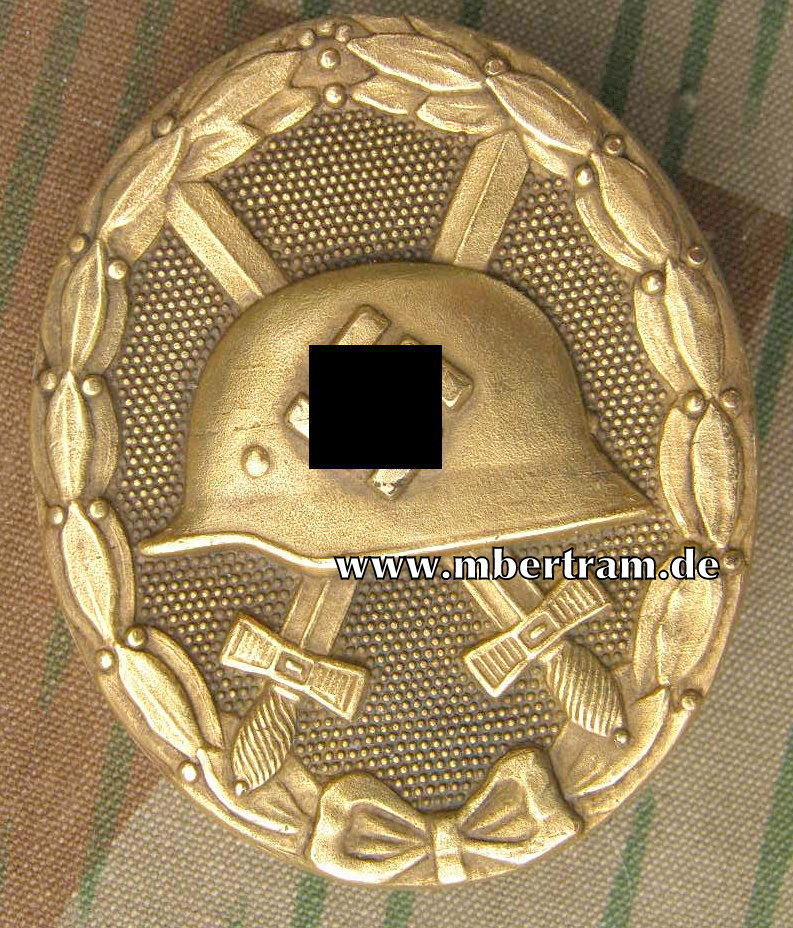 Verwundetenabzeichen 1939 gold, Feinzink, Hst: "30"