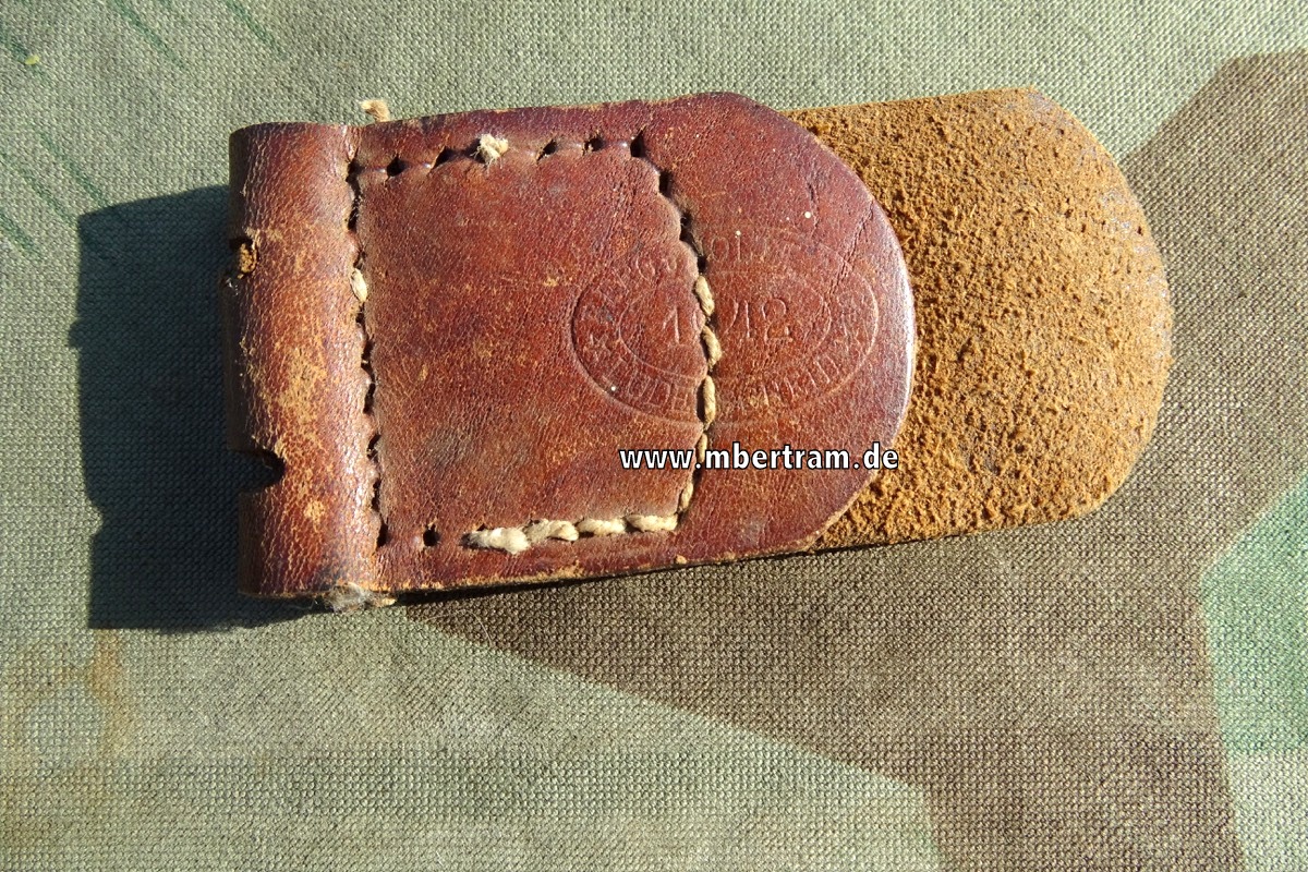 Koppellasche für Koppelschoss Wehrmacht Berg & Nolte Lüdenscheid 1942