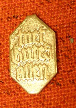 III. Reich WHW Sammlung " Tuet Gutes Allen"1942, Silbern