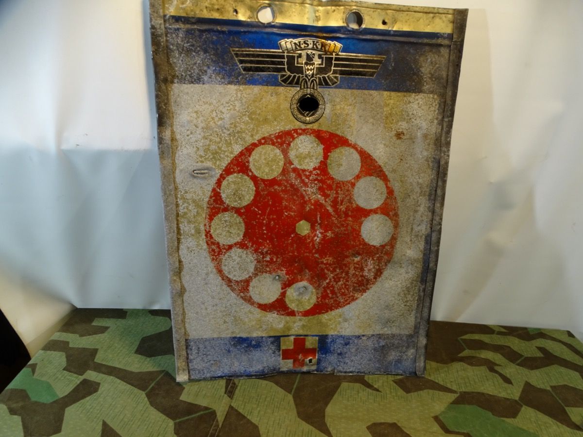 NSKK Notruf Blechschild, sehr selten im Handel, ca. 56x41cm