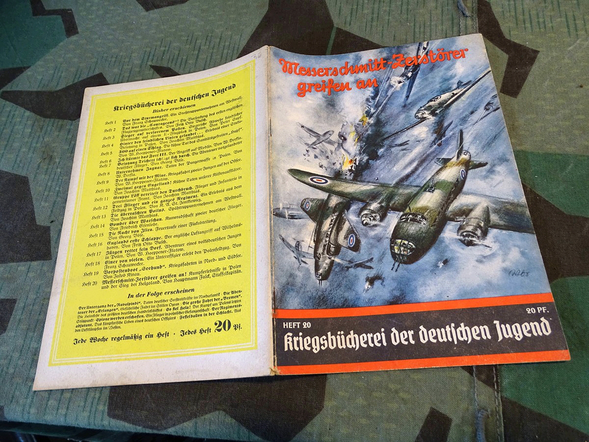Kriegsbücherei der deutschen Jugend, Heft  20, Messerschmitt-Zerstörer greifen an. 