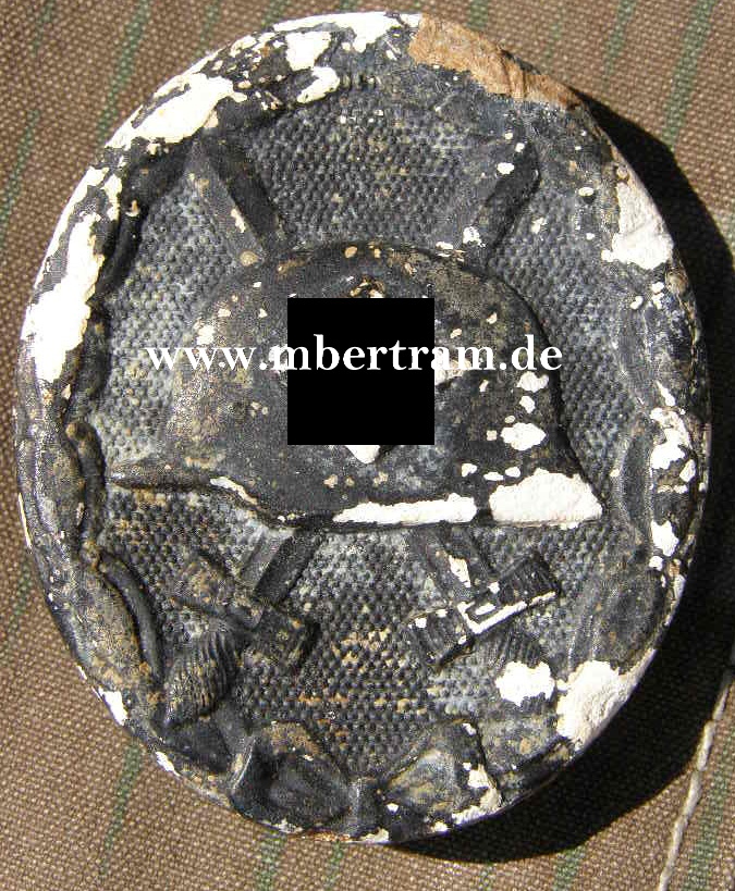 Verwundeten Abzeichen in Schwarz, Bodenfund