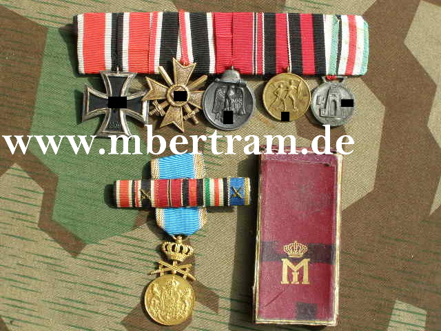 5er Ordensspange, 6er Bandspange Afrikakorps Kämpfer