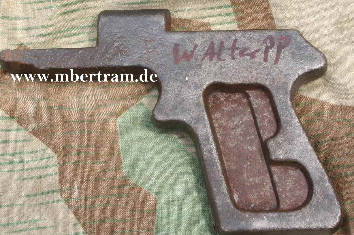 RARITÄT für WALTHERSAMMLER, Rohling Walther PP Griff