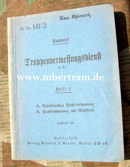 H.D.V 141/2 Truppenvermessungsdienst, Berlin 1936