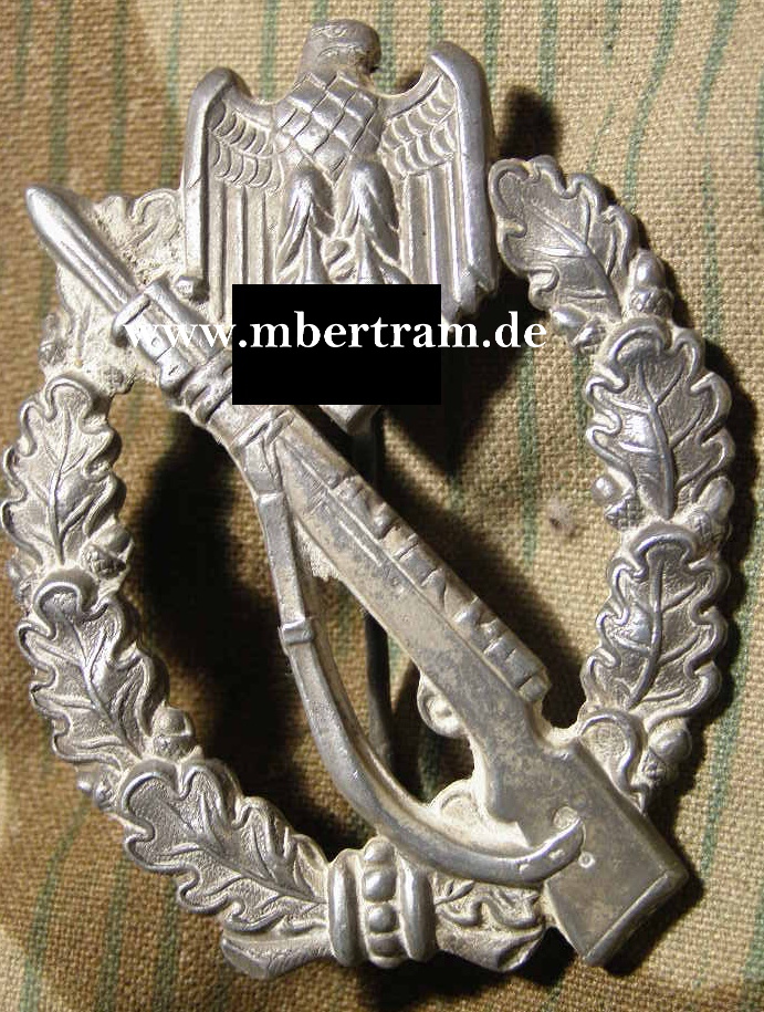 Infanterie Sturmabzeichen in Silber. Feinzink