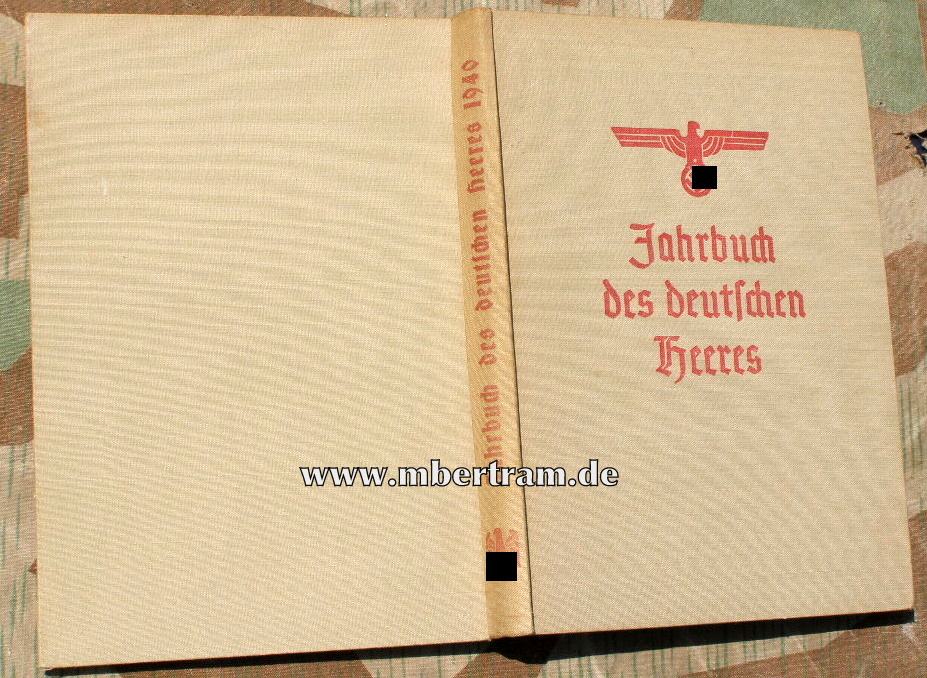 Das Jahrbuch des deutschen Heeres 1940. 185 S., 102 Bilder
