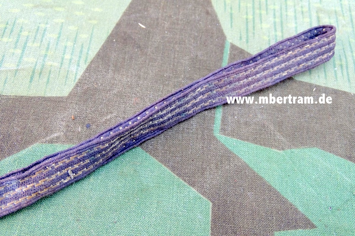 Luftwaffe/ Heer Offiziers Portepee für Säbel und Extra Seitengewehr , blaugrau, Stoff