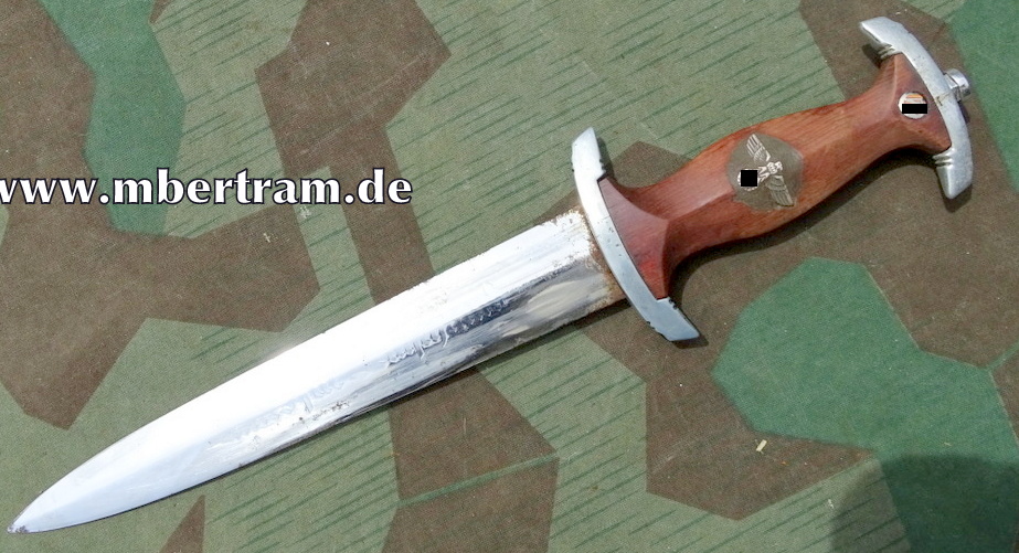 NSKK / SA Dienstdolch M 33 ohne Scheide. "Dreizack"