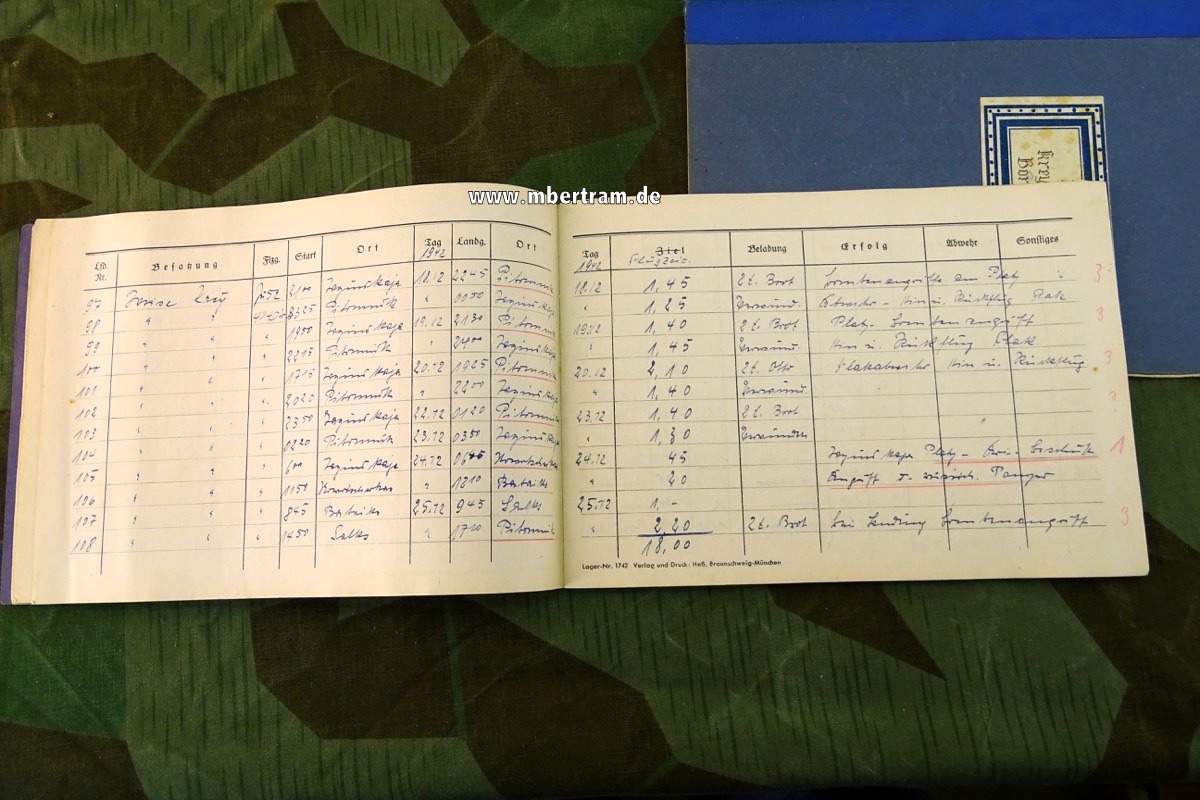 12371-184 Umfangreicher Nachlass Ju 52 Bordschütze, DK Gold, LW Pokal, Legion Condor, Alben....