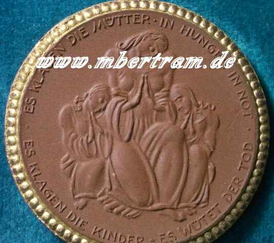 2359-10 4 Porzellan Medaillen, schs. Rotes Kreuz" 1921, Meissen