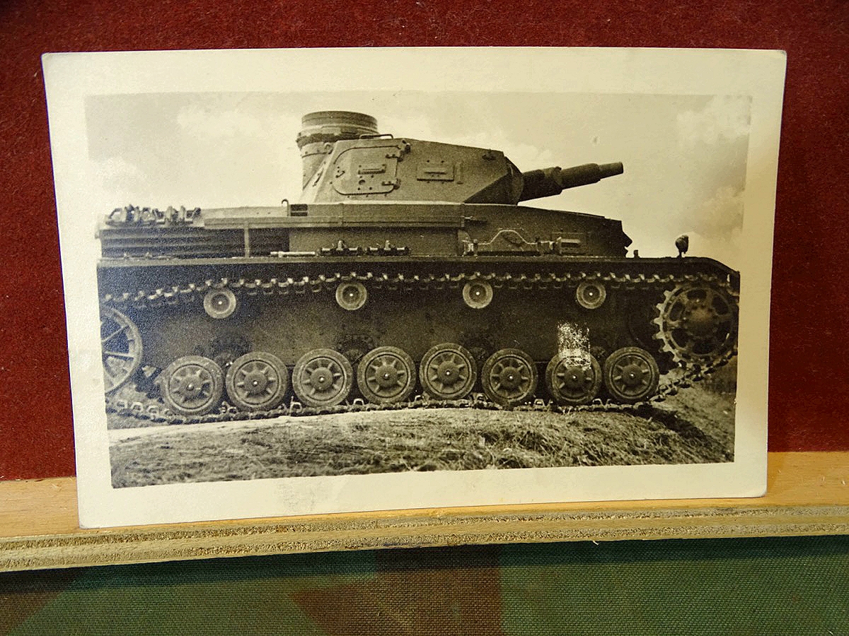 Wehrmachts Propaganda Postkarte - FOTO Serie , Unsere Wehrmacht - Panzer, 1943