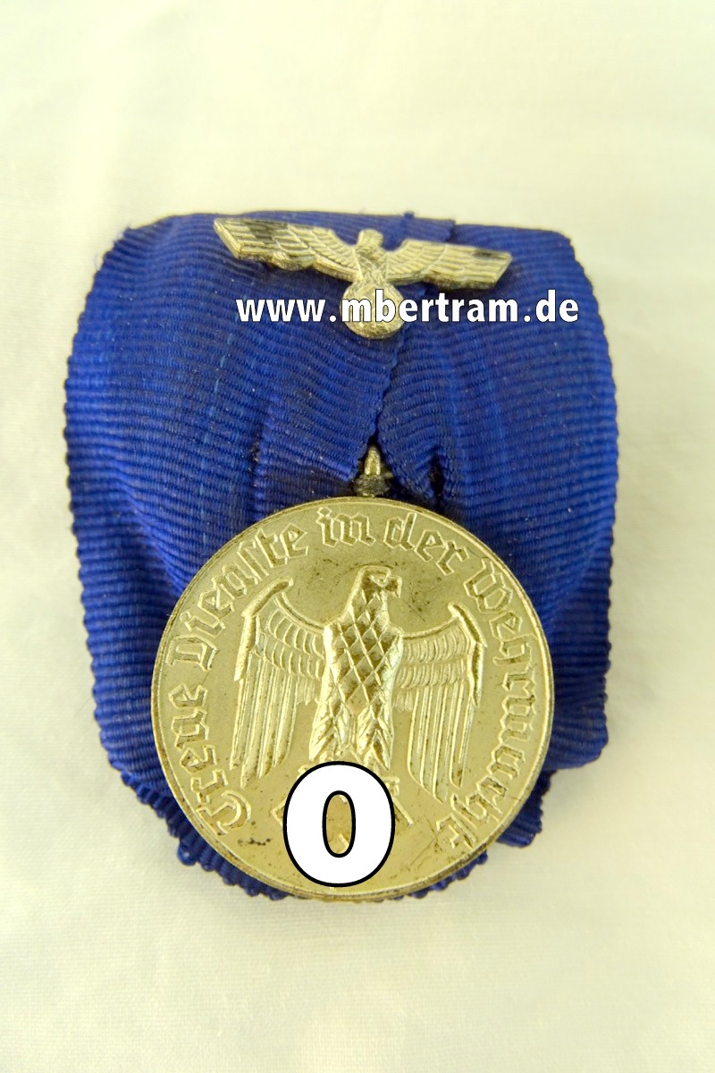 Wehrmacht Dienstauszeichnung für 4 Jahre an Einzelbandspange
