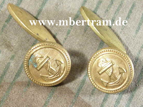 Pärchen Manschettenknöpfe Kriegsmarine