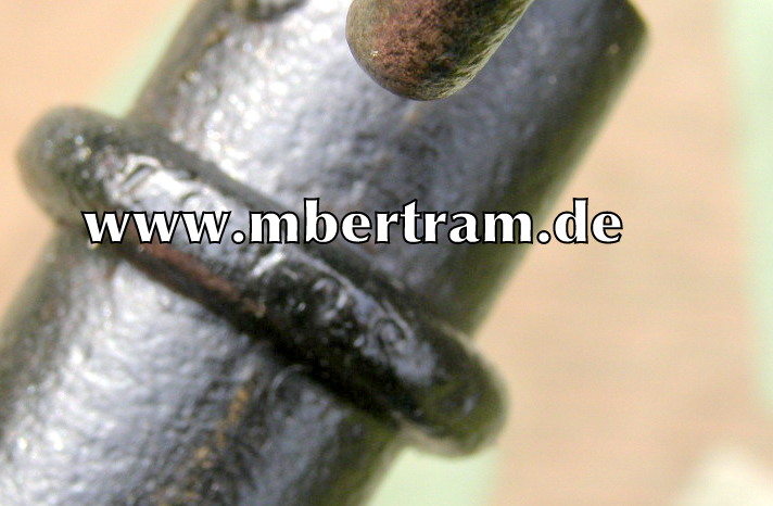 12520-14 Bajonett Mle. 86 Lebel, 1. Mod., lang, gebo. Parierstange.