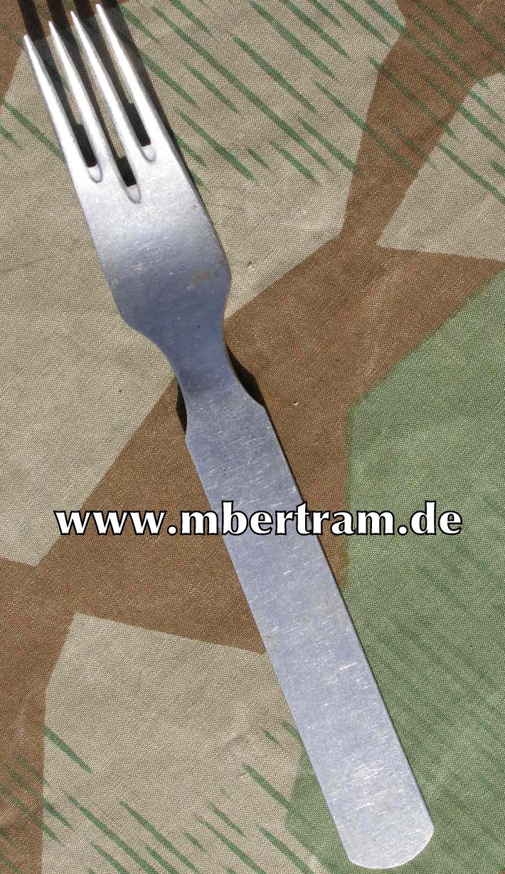 Gabel f.4 teiliges Wehrmachts Feld Essbesteck, "CPSW 42"